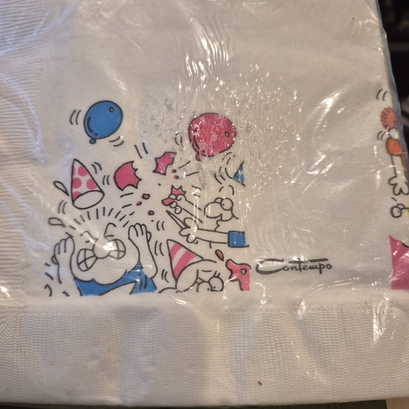 29 Vintage Slap-Happy Birthday Party Paper  Napkins - Picture 5 of 7